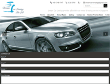 Tablet Screenshot of dreamcarrental.sg